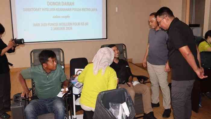 Peringati Hari Jadi Ke-80, Ditintelkam Polda Metro Jaya Gelar Donor Darah sebagai Wujud Kepedulian Kemanusiaan